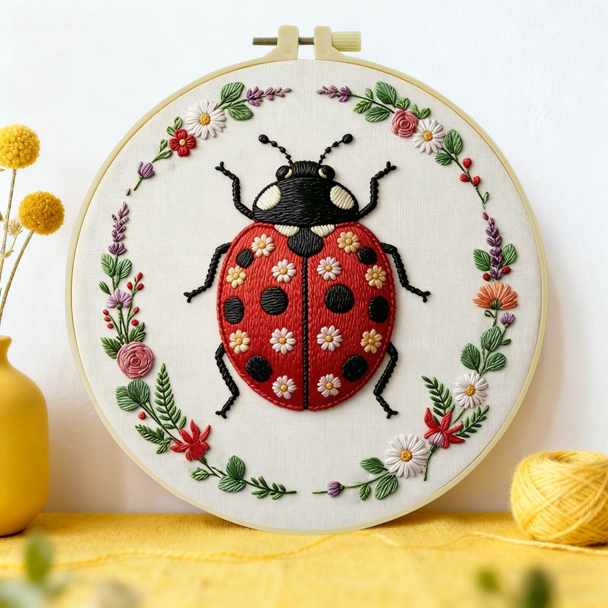 Embroidery Lady Bug - Набор для вышивания божьей коровки (1